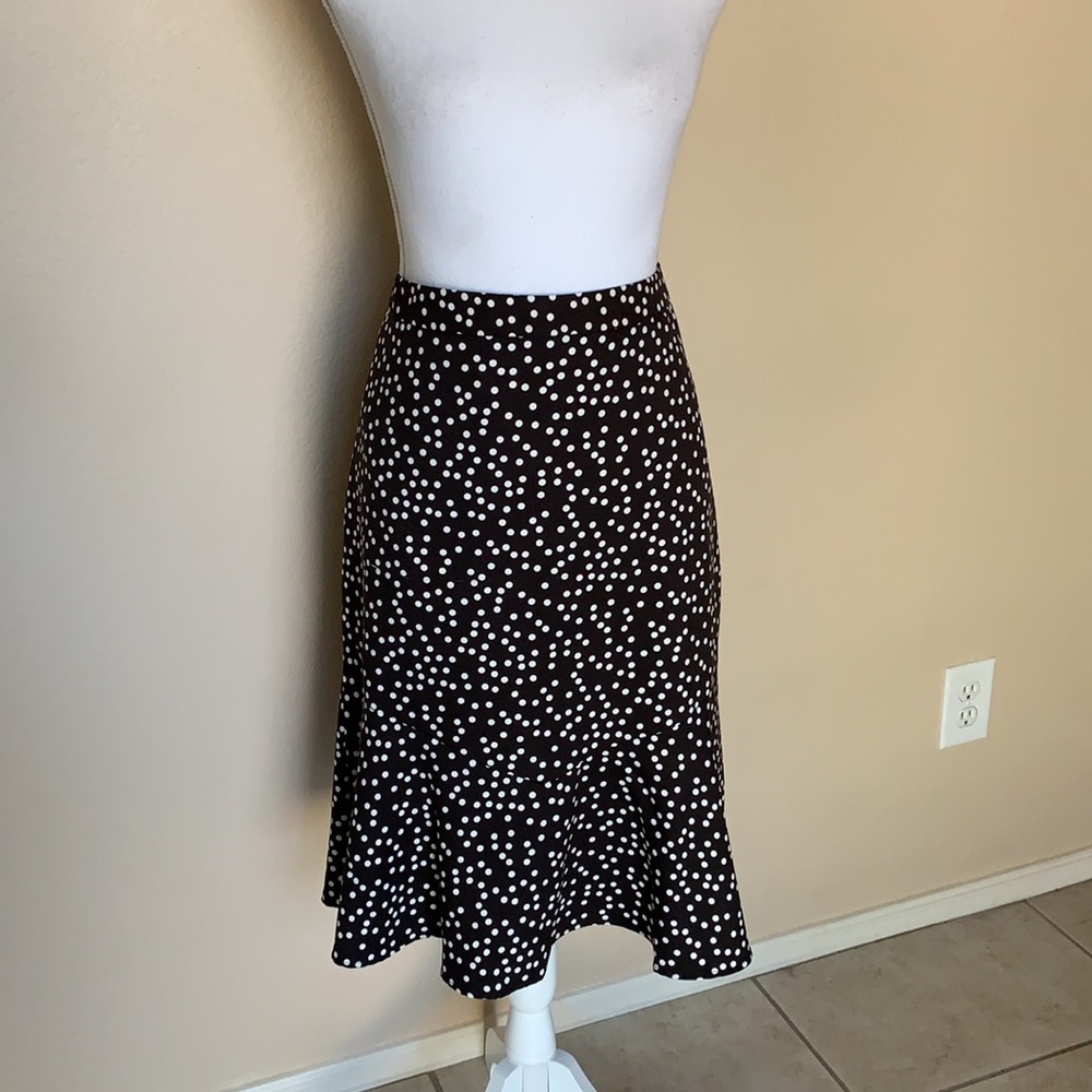 Banana republic polkadot skirt